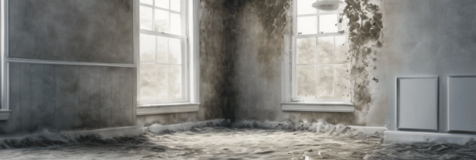 Long-Term Health Risks of Ignoring Mold After Water Damage - Hidden mold growth in a residential building after water intrusion.