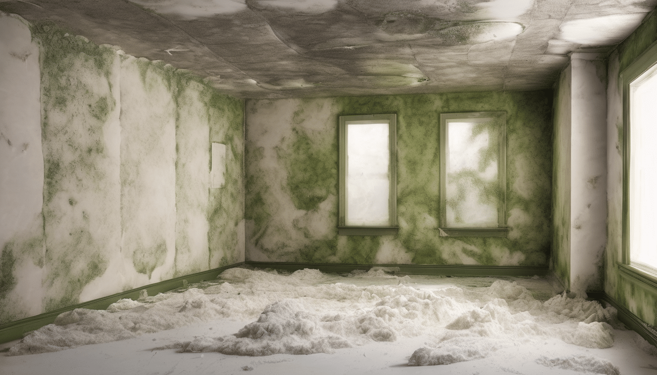 Mold Remediation Techniques for Insulation and Gypsum Board - 检测和处理隐藏在绝缘材料和石膏板中的霉菌。