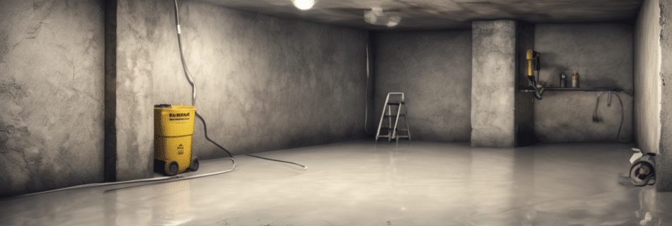 Basement Waterproofing to Prevent Mold Dubai - Professional waterproofing membrane installation on concrete basement wall