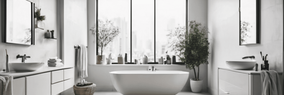 Bathroom Ventilation Problems Dubai Apartments - condensation and mould forming on exterior bathroom wall tiles in a Dubai high-rise apartment building