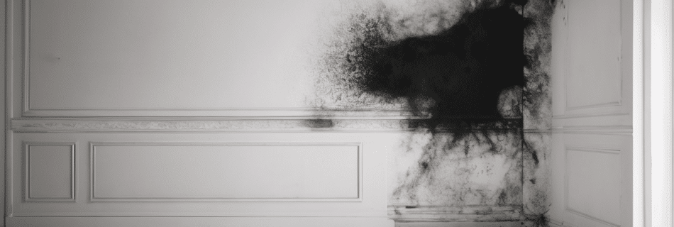 Black Mold Removal Dubai Apartments - professional IAC2 inspector using thermal imaging and moisture mapping to detect hidden mold growth in Dubai apartment walls