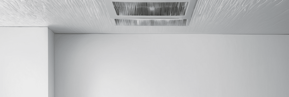 How to clean mold from AC ducts and coils - technician inspecting evaporator coil for mold growth in Dubai apartment AC unit