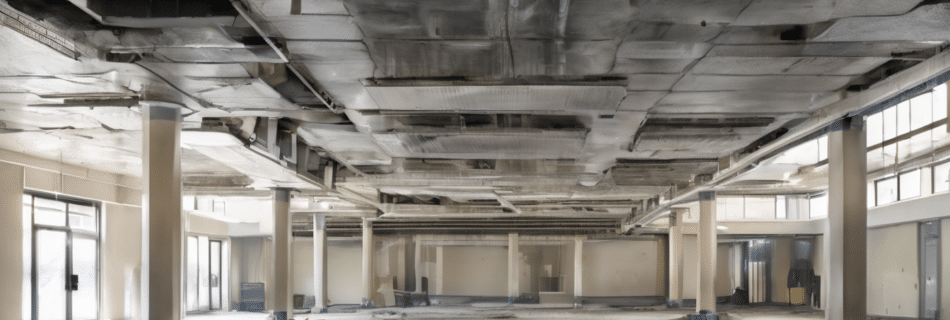 Commercial Mold Remediation for Large Buildings - professional team conducting assessment in Dubai office tower