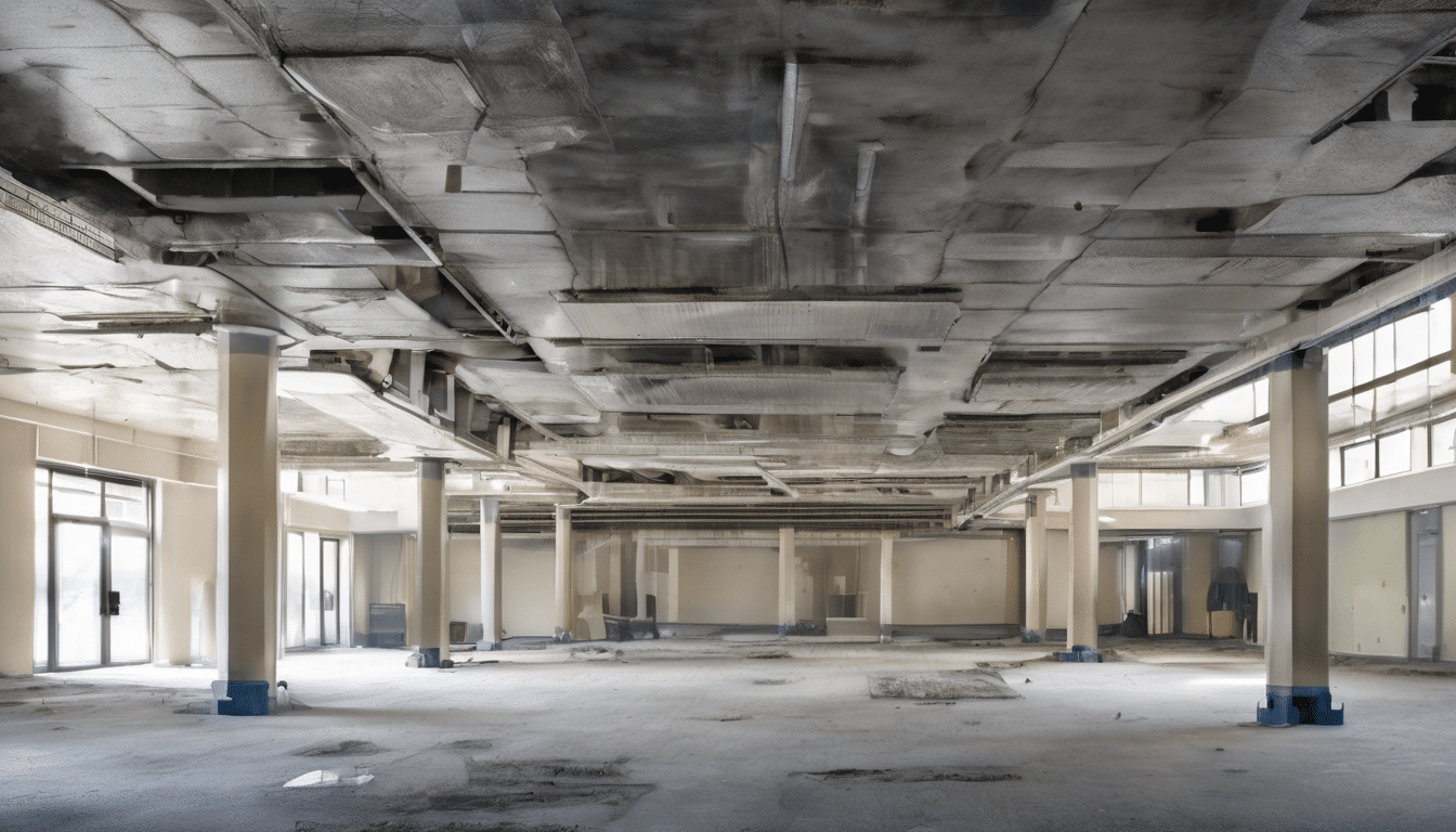 Commercial Mold Remediation for Large Buildings - professional team conducting assessment in Dubai office tower