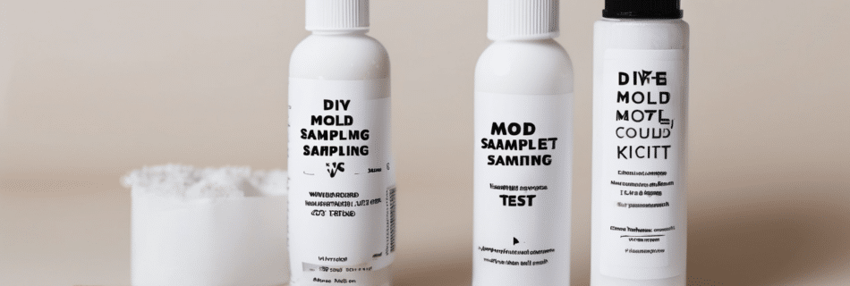 DIY Mold Test Kits vs Professional Sampling UAE - side-by-side comparison of petri dish kit and professional air sampler in Dubai apartment