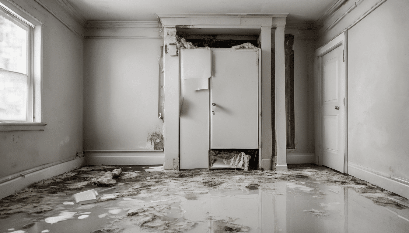 How to Document AC Leak Mold Damage for Landlord Claims - tenant photographing AC unit water damage and mold growth in Dubai apartment