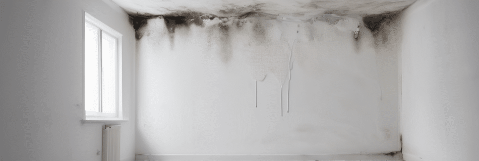 How to Document Mold Damage for a Legal Claim - UAE tenant evidence file with mold inspection report, photographs, and laboratory results laid out on a desk