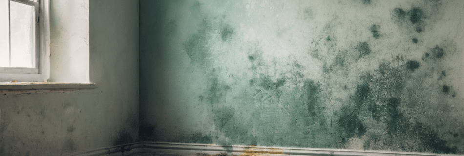 Does mold remediation always require new paint - professional assessing wall surface after mold treatment