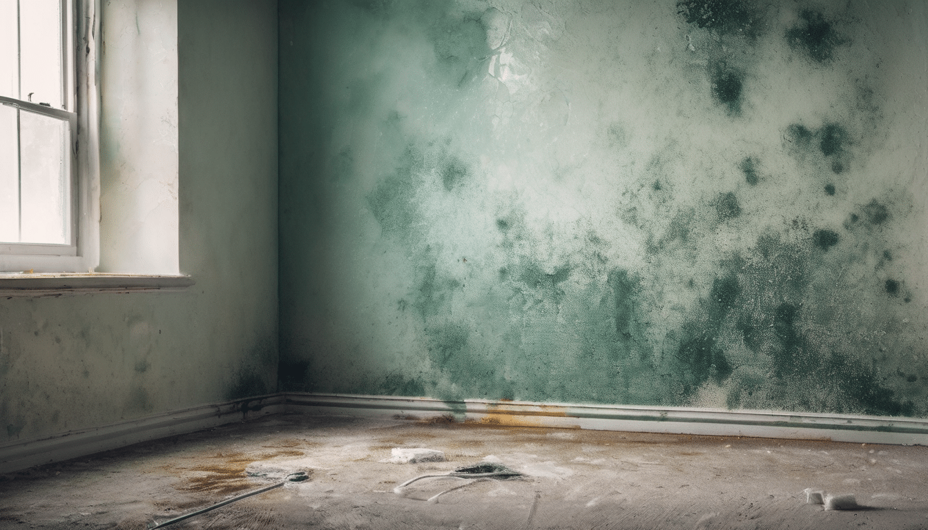 Does mold remediation always require new paint - professional assessing wall surface after mold treatment