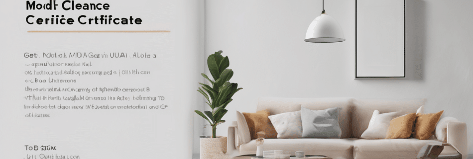 How to Get a Mold Clearance Certificate in UAE - step-by-step process showing professional air sampling in a Dubai apartment during post-remediation verification