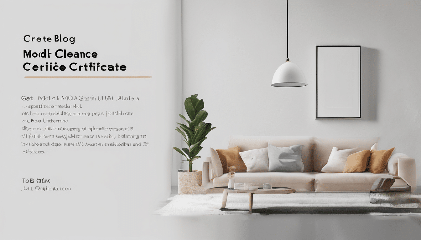 How to Get a Mold Clearance Certificate in UAE - step-by-step process showing professional air sampling in a Dubai apartment during post-remediation verification