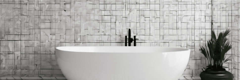 Hidden Black Mold Behind Bathroom Tiles Dubai - professional remediation specialist using thermal imaging to detect hidden mould beneath tiled bathroom walls in a Dubai villa