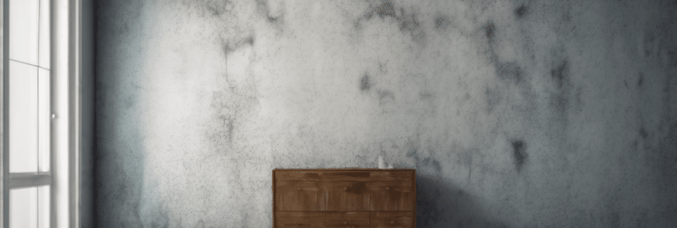 Hidden mold behind walls after AC leaks Dubai detection - Professional thermal imaging investigation revealing concealed moisture patterns in UAE property wall assembly