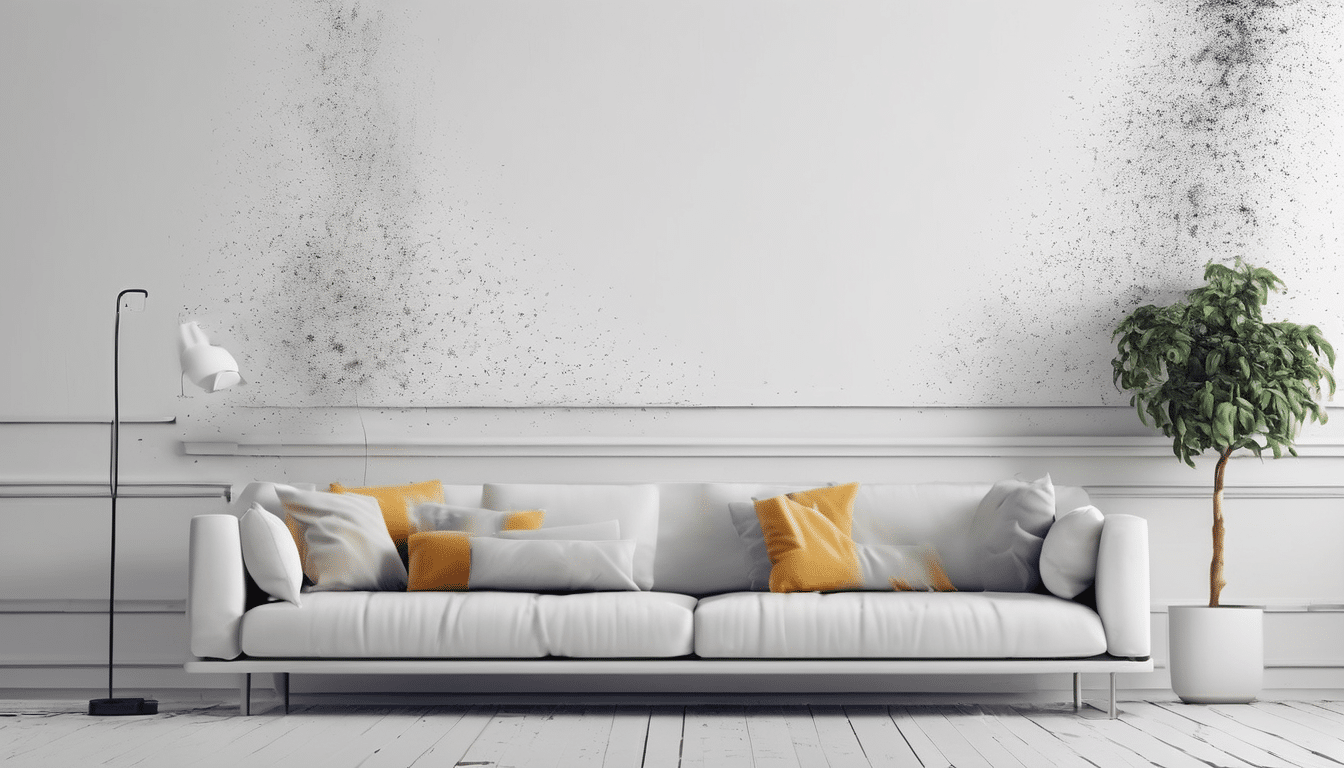 Hidden Mold Behind Walls: Detection Methods UAE - thermal imaging scan revealing moisture zones in a Dubai villa wall cavity during mold investigation