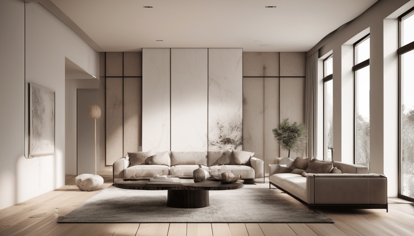 Hidden Mold Behind Walls Dubai: Detection Methods - IAC2 certified professional using thermal imaging camera on Dubai villa interior wall