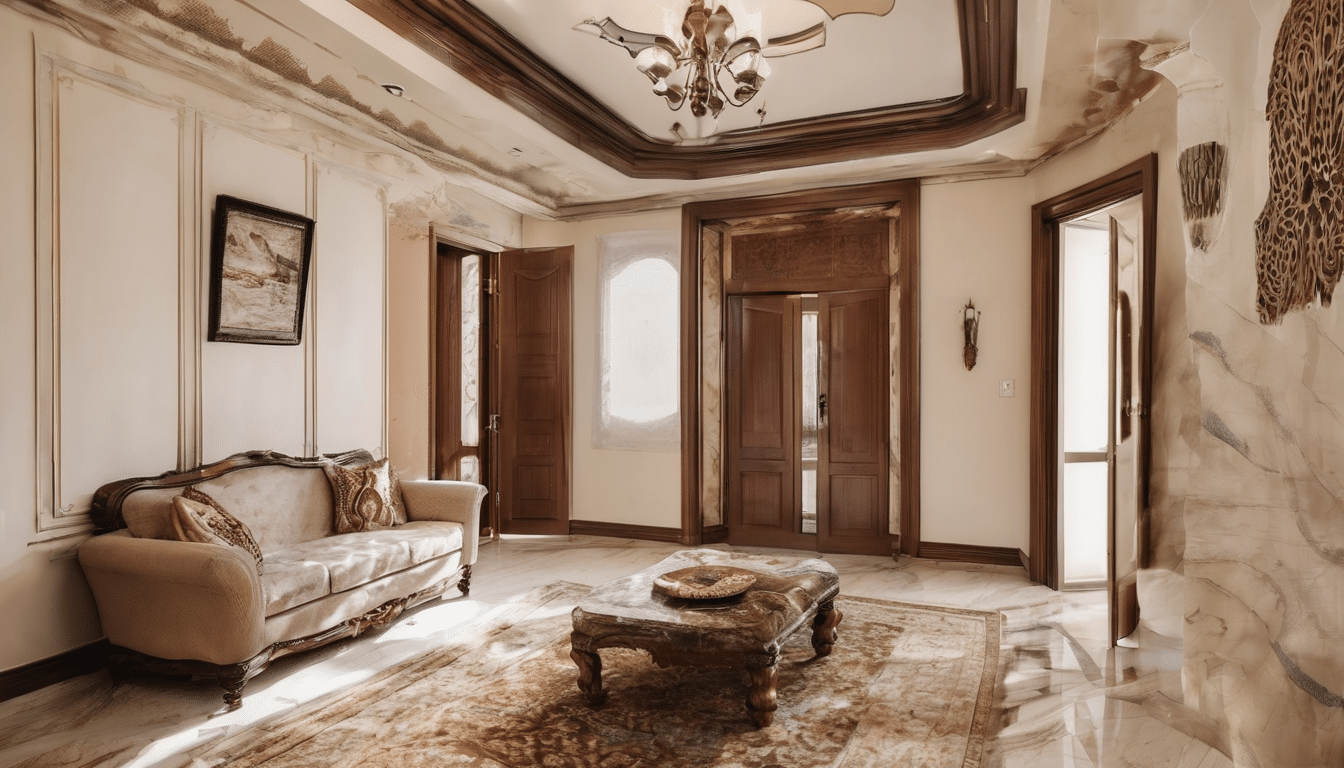 Hidden Mold Behind Walls Dubai Villa Detection Guide - thermal imaging scan revealing moisture anomaly inside villa wall cavity during professional mould investigation