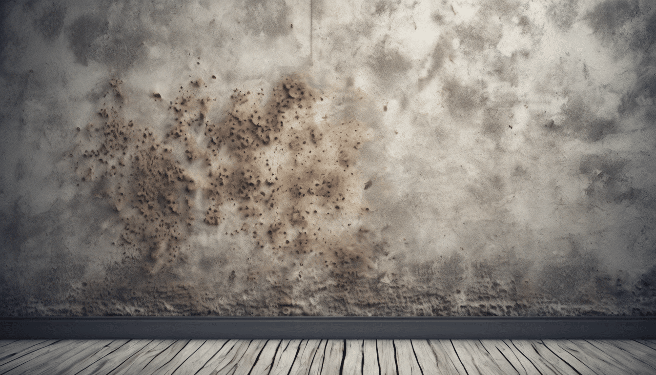 Hidden mold detection finding growth behind walls - professional thermal imaging camera revealing moisture patterns and concealed contamination in Dubai property wall cavities