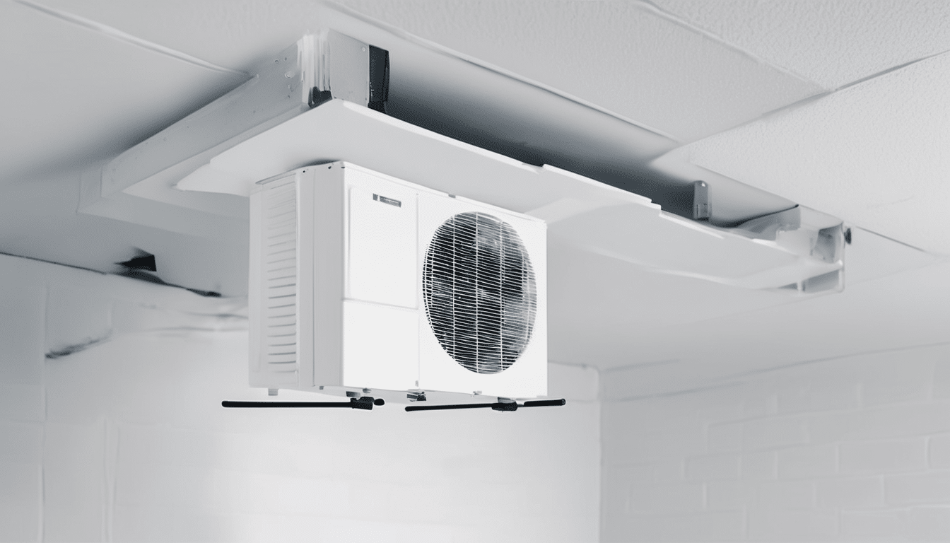 Hidden Mold in HVAC Systems: How to Detect It - borescope inspection inside contaminated ductwork in a Dubai villa ceiling void