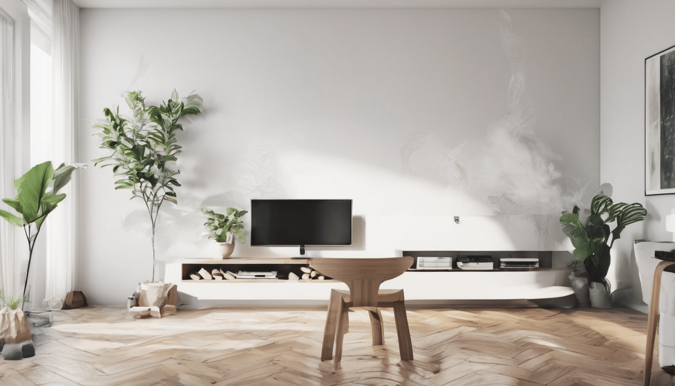 How Air Purifiers Can Prevent Mold Growth in Humid Climates - HEPA air purifier operating in a Dubai villa to reduce airborne mold spore concentrations