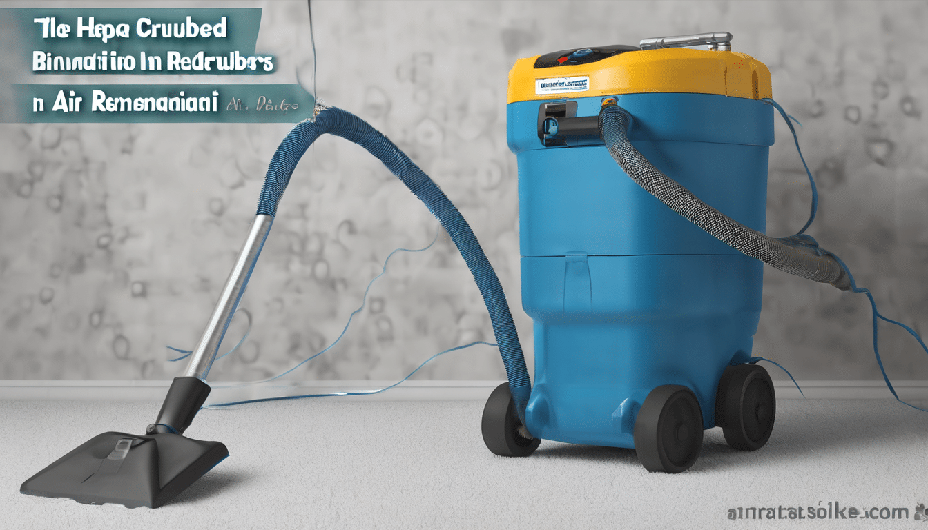How HEPA Air Scrubbers Work in Mold Remediation - professional equipment setup in Dubai property