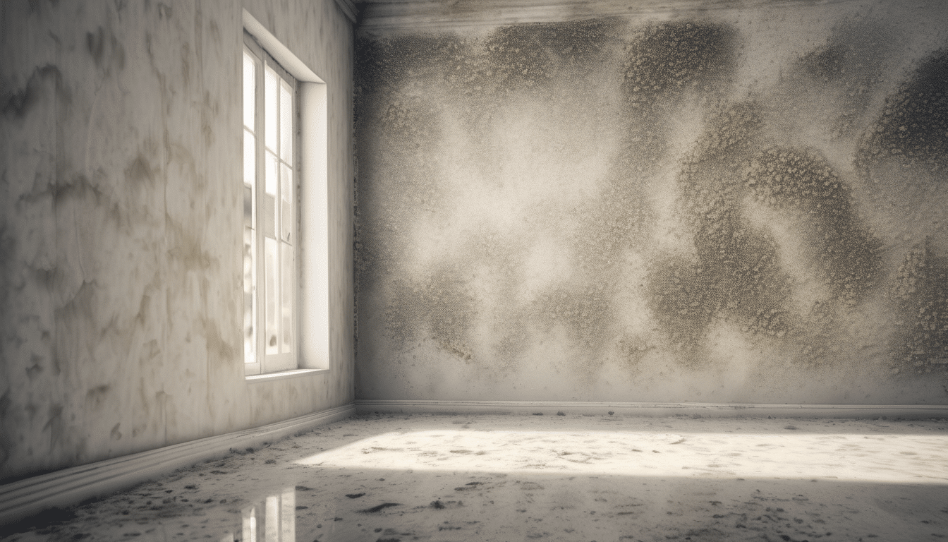 How High Humidity Causes Mold Behind Walls in Dubai - thermal imaging showing moisture accumulation in a Dubai apartment wall cavity