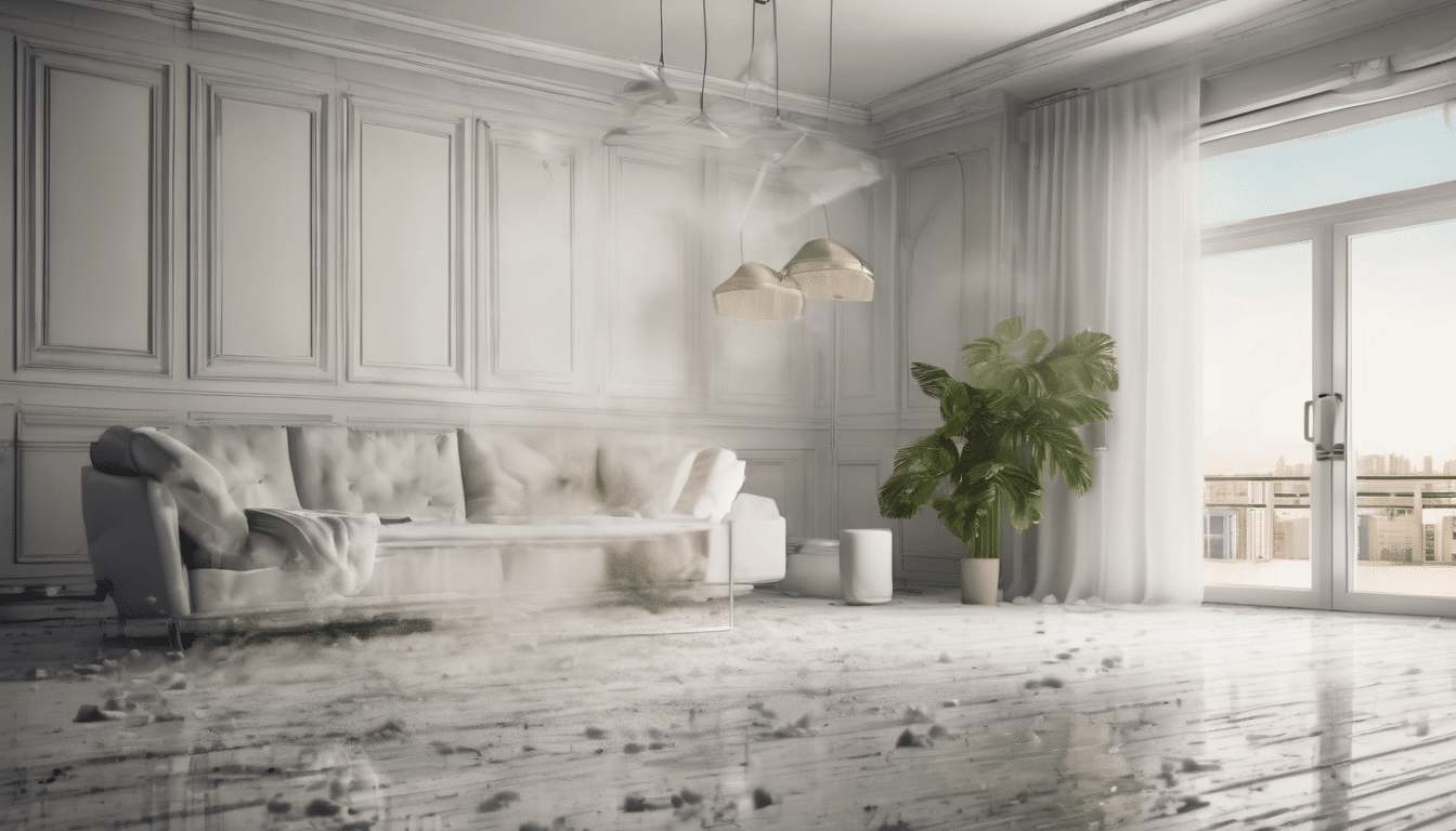 How Humidity Causes Mold in Dubai Homes - diagram showing condensation forming on a cold interior wall surface in a Dubai apartment with visible mold growth