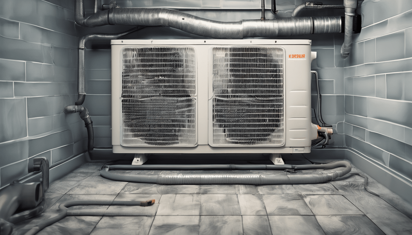 HVAC System Cleaning After Mold Remediation UAE - professional technician inspecting cleaned air ducts with specialized equipment in Dubai property