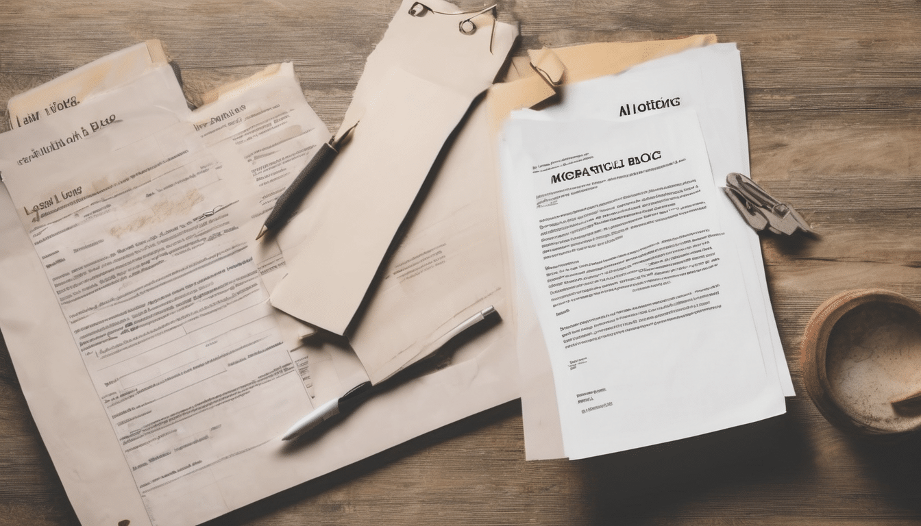 Legal Notice Templates for Landlord Mold Responsibility - Comparison chart showing different notice types for UAE rental mold issues