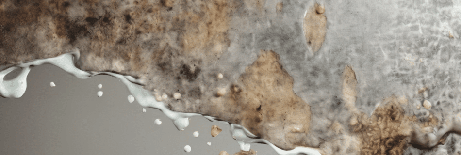 Mold After a Water Leak: What to Do First - moisture damage and mold growth on a Dubai apartment wall following a pipe leak