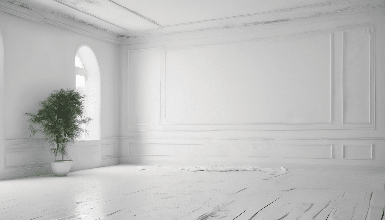 Mold After Water Leak in UAE: What to Do Next - professional moisture mapping and mold inspection on gypsum wall in Dubai villa after pipe burst