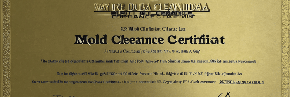 Mold Clearance Certificate Dubai What - Mold Clearance Certificate Dubai: What It Means - laboratory report and indoor env...