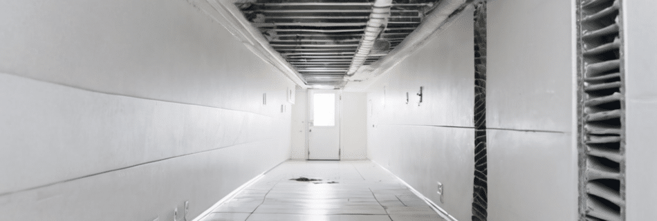 Mold in AC Ducts Dubai: Signs and Causes - borescope inspection revealing biological growth inside Dubai villa AC ductwork