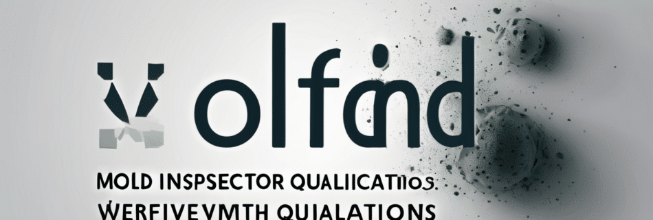 Mold Inspector Qualifications What To - Mold Inspector Qualifications: What to Verify UAE - certified inspector using ther...