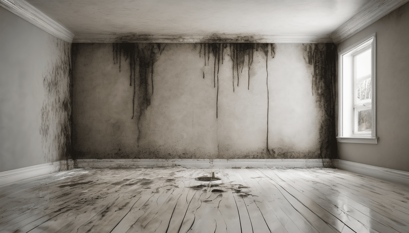 Mold Remediation After Water Damage - Professional technician using moisture detection equipment during water damage assessment