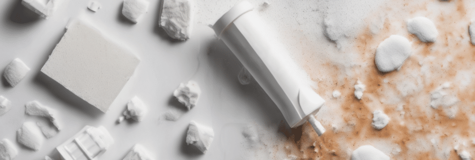 Mold Test Types Air vs Surface Sampling Dubai - laboratory technician preparing spore trap cassette and tape lift samples side by side for indoor mold investigation