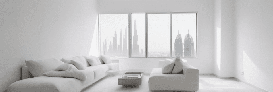 Mold Testing for AC Systems in Dubai Apartments - technician collecting air samples from a supply register in a Dubai high-rise apartment