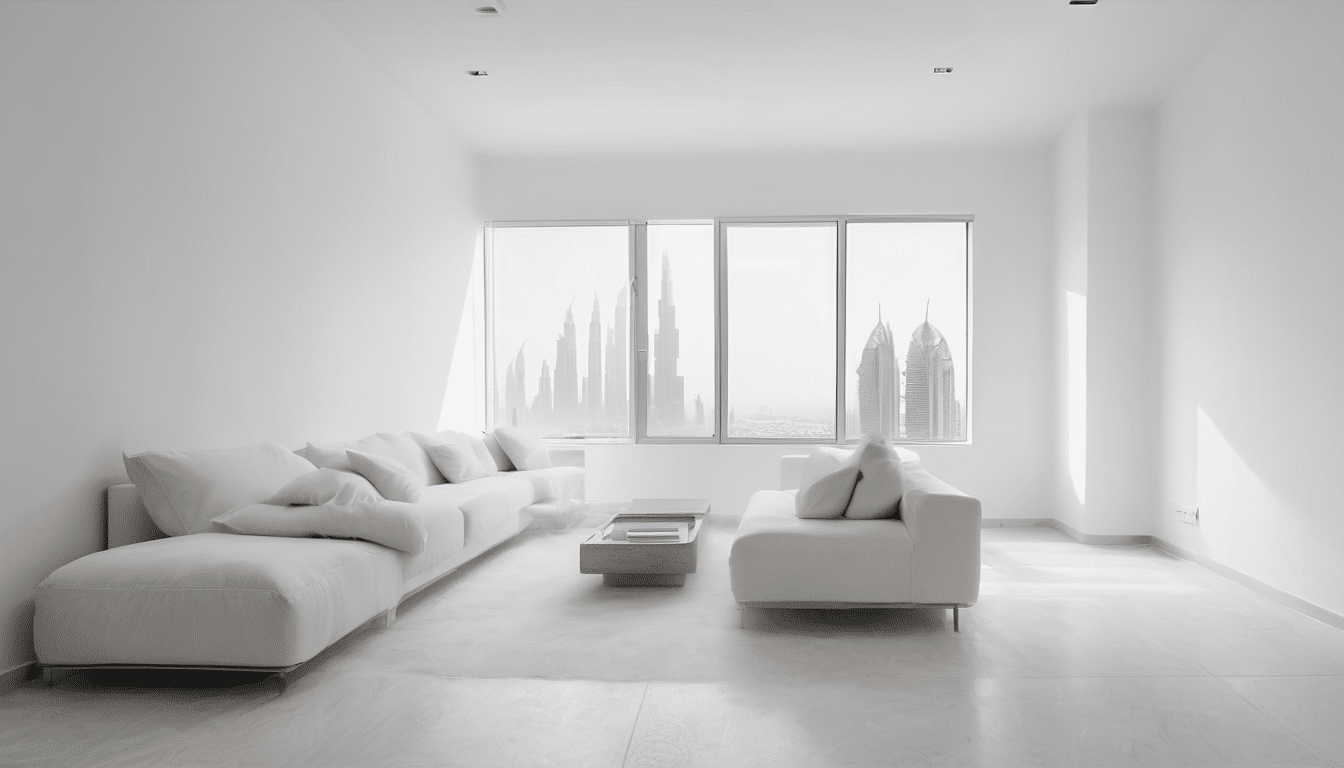 Mold Testing for AC Systems in Dubai Apartments - technician collecting air samples from a supply register in a Dubai high-rise apartment