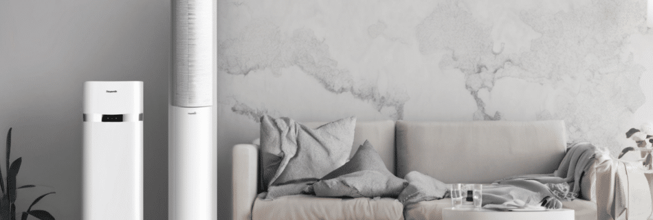 Mould Spores in AC Systems vs Air Purifiers - laboratory spore trap analysis and AC duct inspection in Dubai villa setting