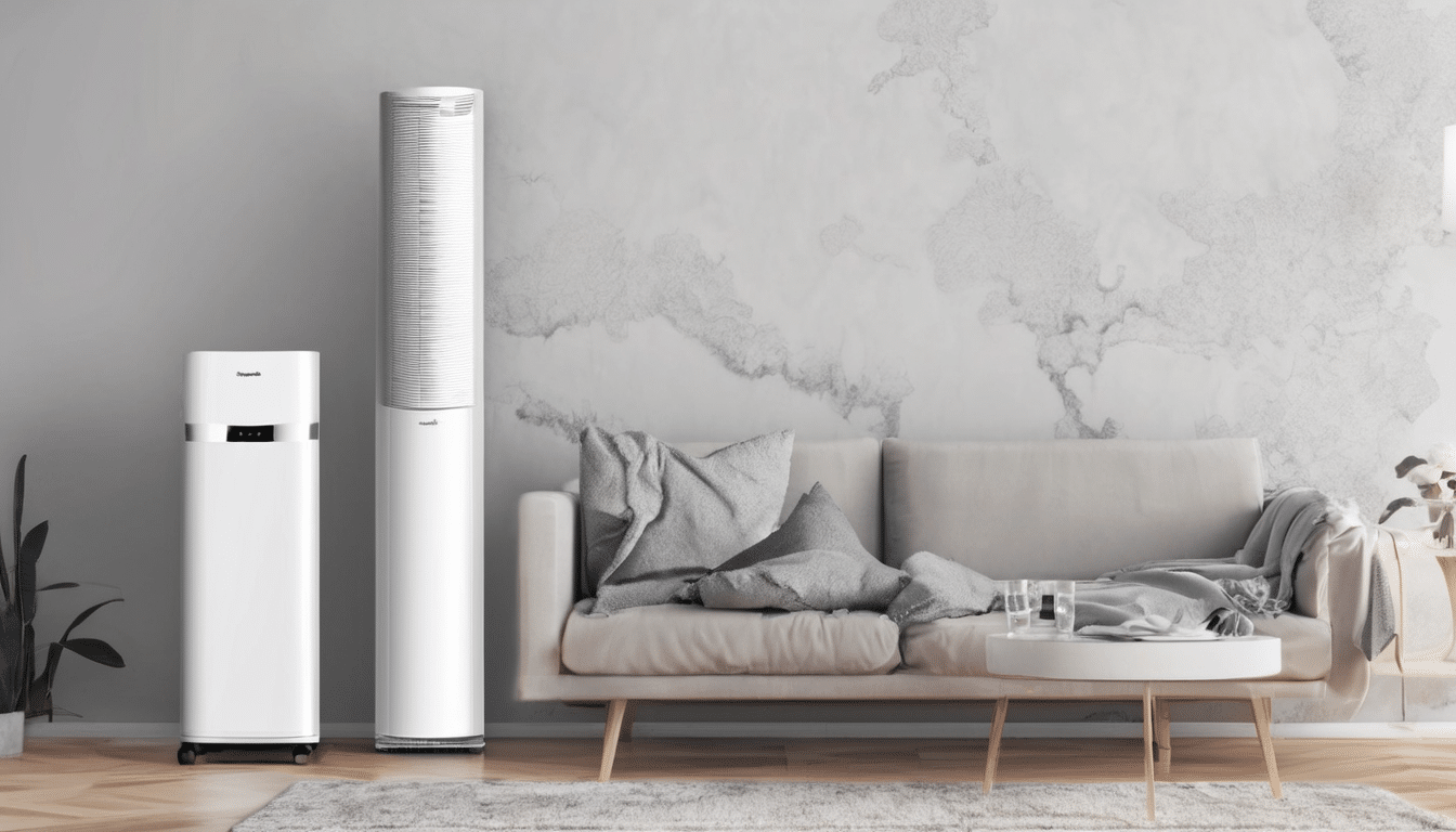 Mould Spores in AC Systems vs Air Purifiers - laboratory spore trap analysis and AC duct inspection in Dubai villa setting