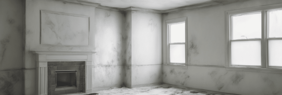 Negative Air Pressure Setup for Mold Removal - professional containment system with HEPA filtration