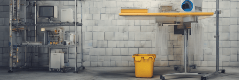 Post-Remediation Verification Air Testing Standards - professional mold testing equipment setup