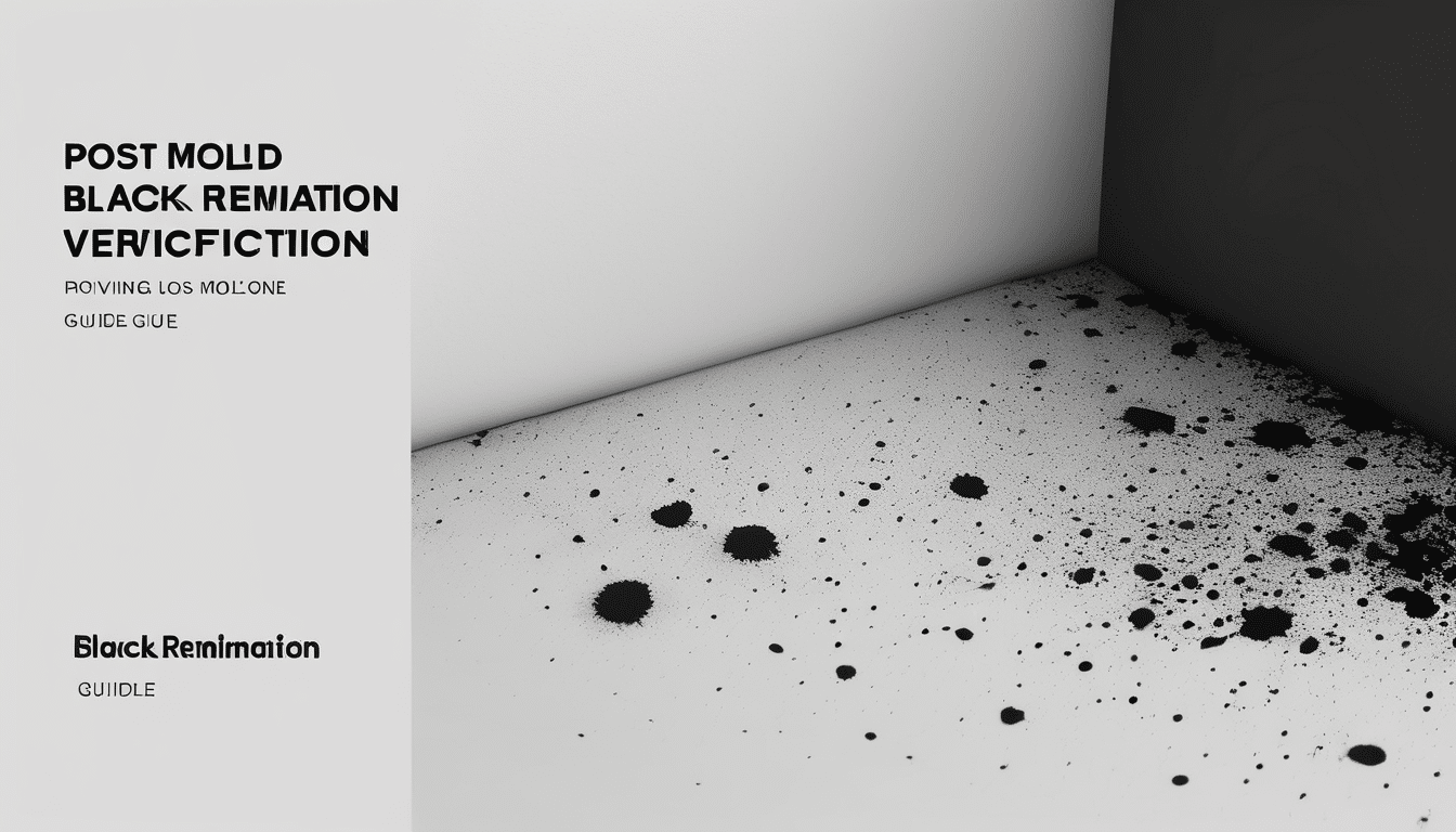 Post-remediation Verification Proving Black Mold - Post-Remediation Verification: Proving Black Mold Is Gone - IAC2 certif...