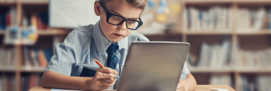 Post-Remediation Verification Testing in Educational - professional conducting air quality test in classroom