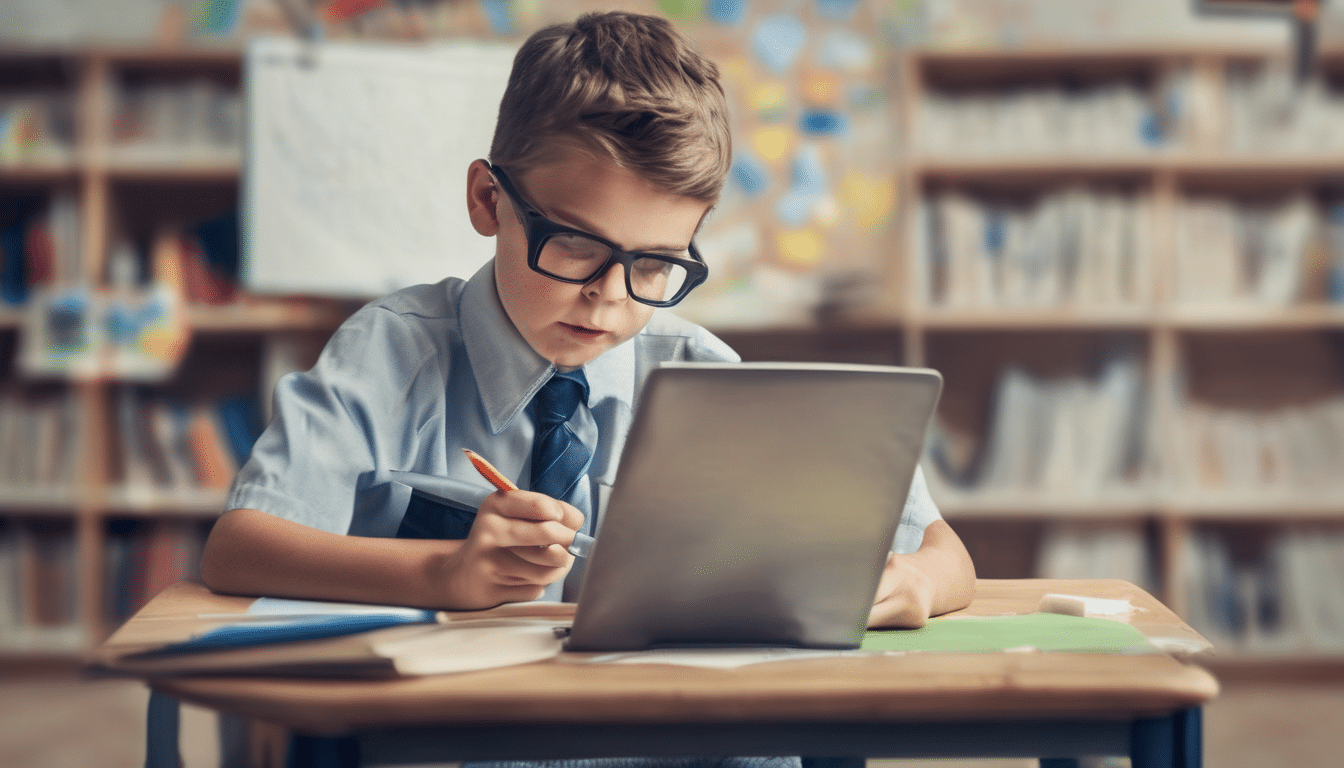 Post-Remediation Verification Testing in Educational - professional conducting air quality test in classroom