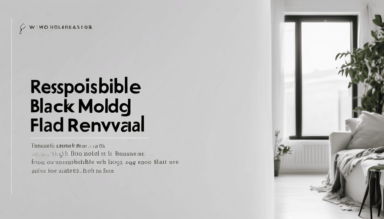 Who is responsible for black mold removal, tenant or landlord? - UAE property showing black mold on wall with tenant and landlord discussing responsibility in Dubai apartment