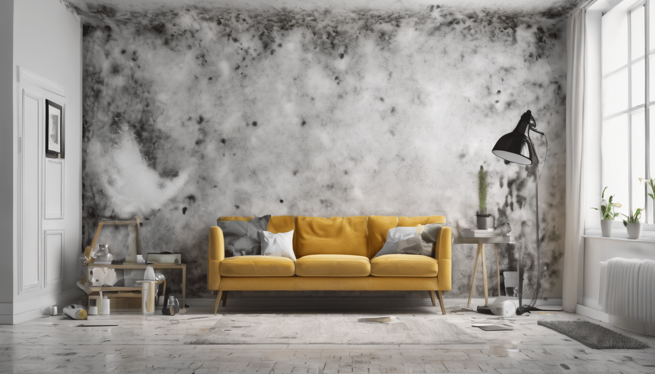 Safe Mold Cleanup: When to DIY vs Hire Professionals - Professional in protective gear performing mold remediation in Dubai home