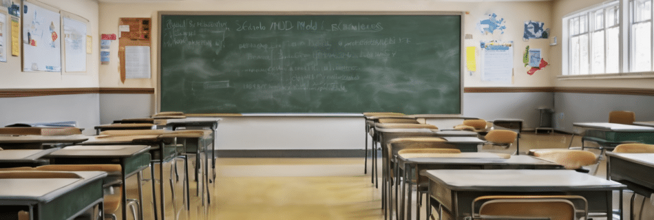 School Mold Remediation Health and Safety Guidelines - classroom containment setup