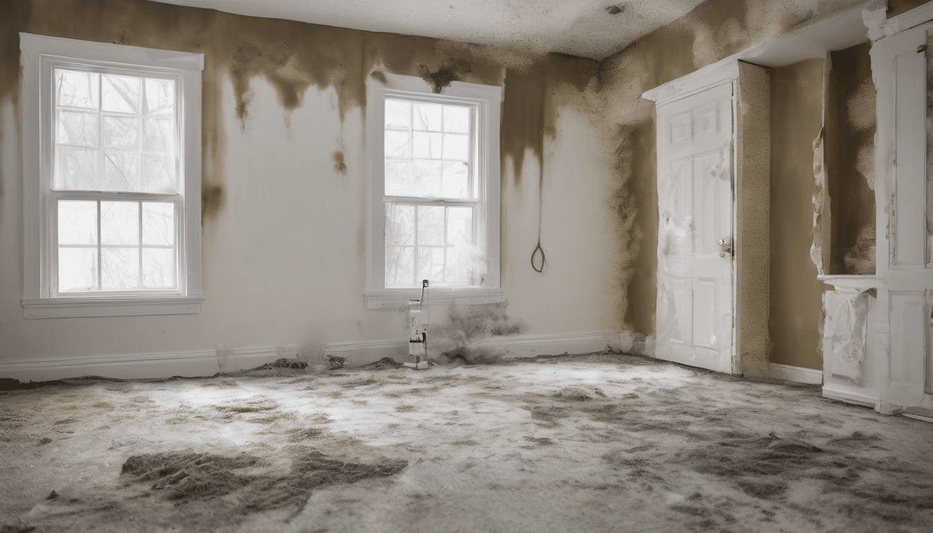 Testing Negative Pressure During Mold Remediation - professional using digital manometer