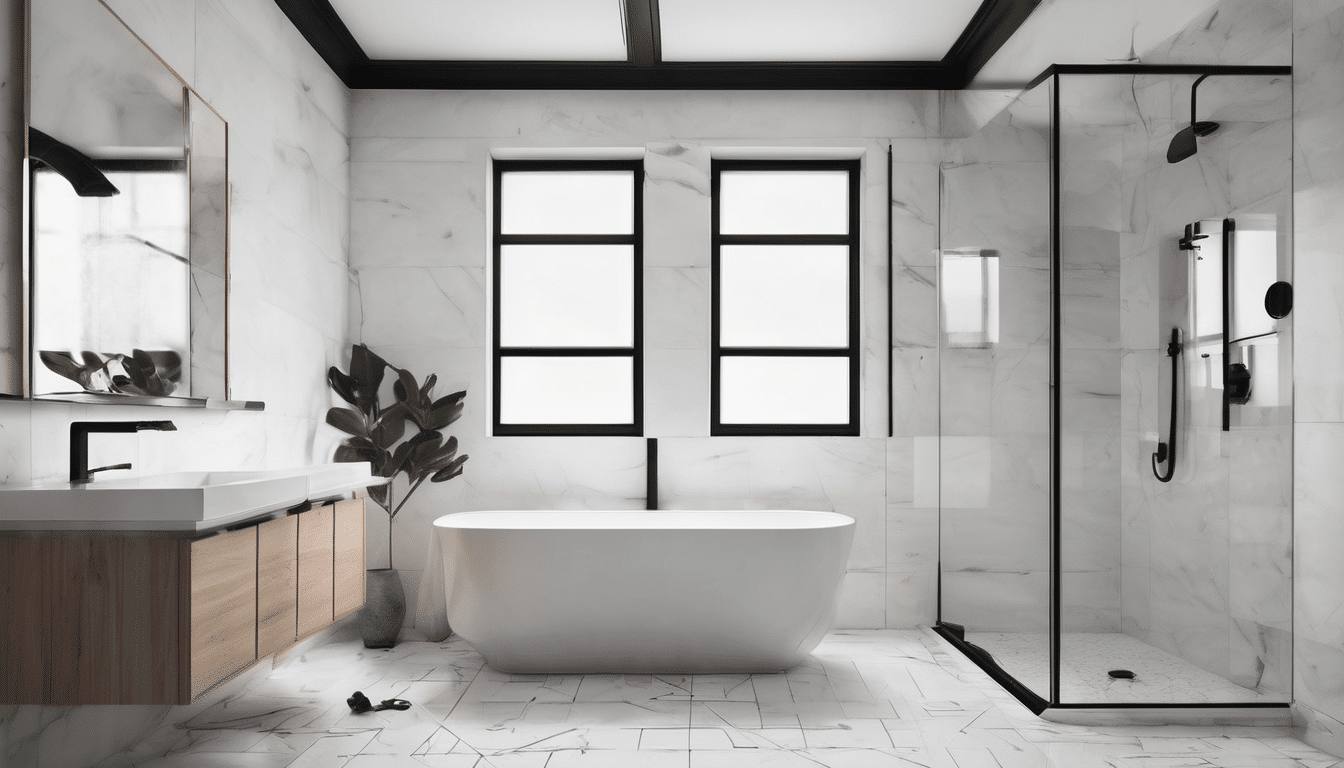 What Causes Black Mold in UAE Bathroom Ceilings - dark mold growth on a bathroom ceiling in a Dubai apartment showing condensation damage and mold colonies