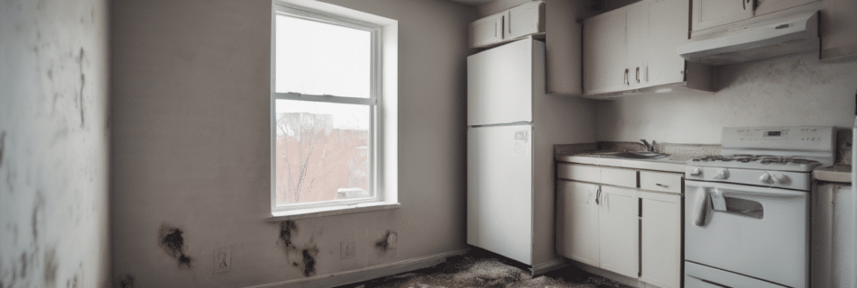 What to Expect During 1BR Apartment Mold Inspection - Professional inspector using thermal imaging camera to detect hidden moisture and mold in Dubai apartment